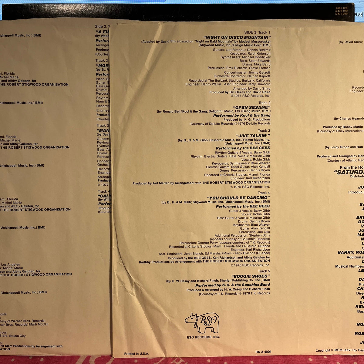Various - Saturday Night Fever (The Original Movie Sound Track) *PITMAN* | Near Mint (NM) Very Good Plus (VG+)-Music History