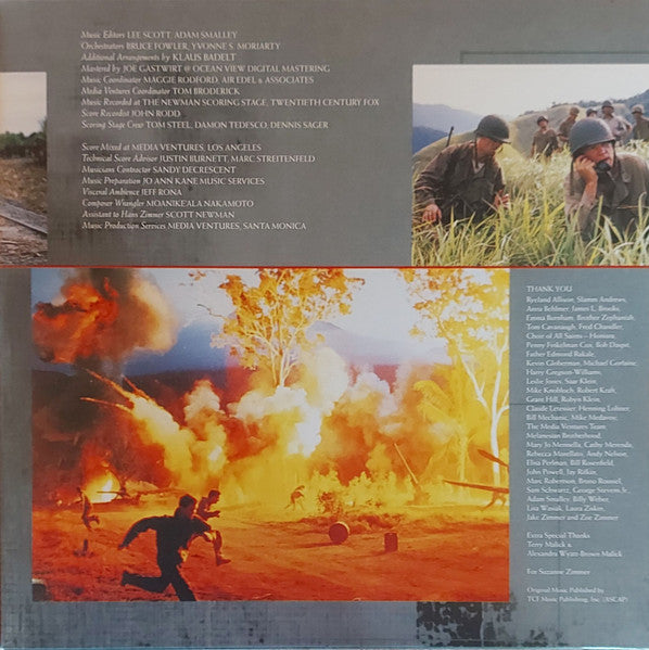 Hans Zimmer - The Thin Red Line (Original Motion Picture Soundtrack) (2xVINYL) | Near Mint (NM or M-) Near Mint (NM)-Music History