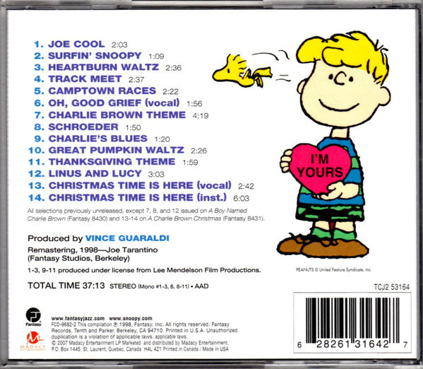 Vince Guaraldi - "A Charlie Brown Christmas" Featuring The Famous Peanuts Characters (Original Sound Track) (3xCD) | Near Mint (NM) Near Mint (NM)-Music History