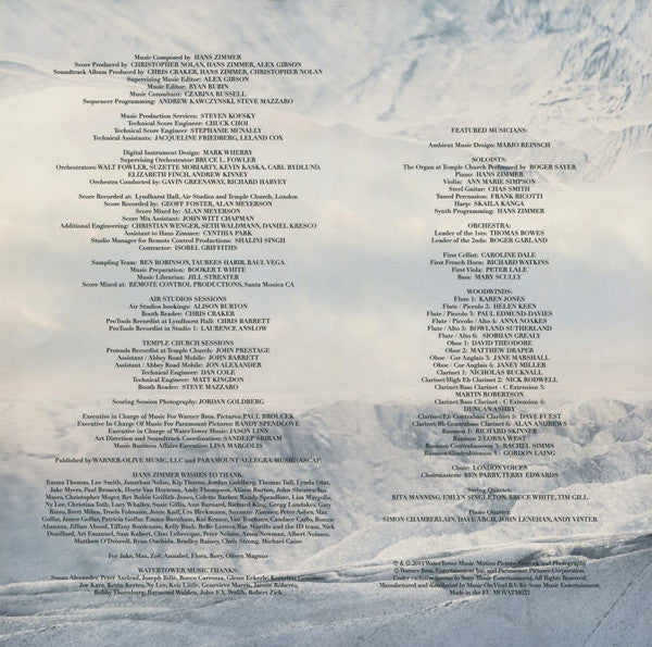 Hans Zimmer - Interstellar (Original Motion Picture Soundtrack) | Mint (M) Mint (M)-Music History