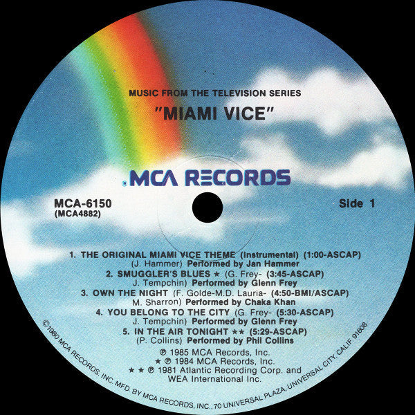 Various - Miami Vice (Music From The Television Series) (VINYL) | Near Mint (NM) Near Mint (NM)-Music History