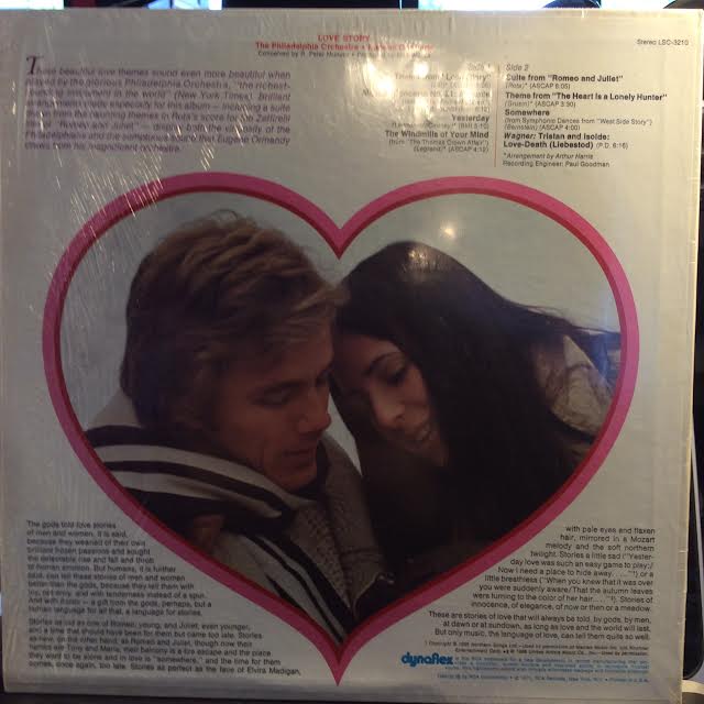The Philadelphia Orchestra - Love Story (VINYL) | Near Mint (NM or M-)-Music History