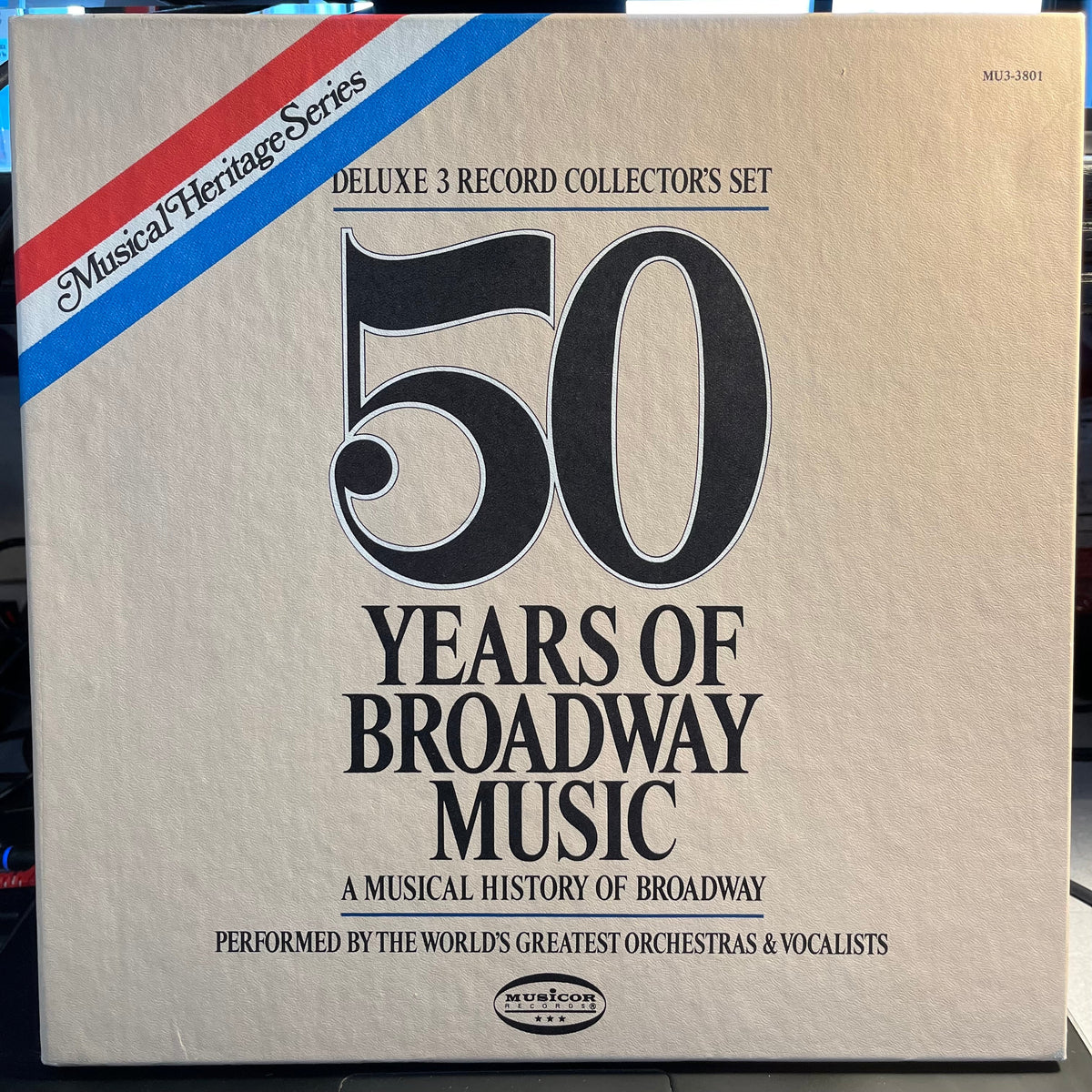 The World's Greatest Orchestras And Vocalists - 50 Years Of Broadway Music | Near Mint (NM) Near Mint (NM)-Music History