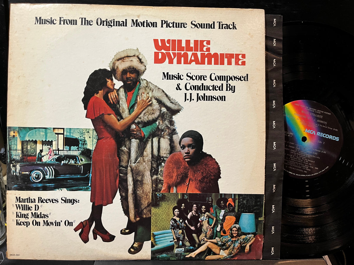 J.J. Johnson - Willie Dynamite (Music From The Original Motion Picture Soundtrack) (VINYL LP MCA MCA-393 1974) | USED Near Mint (NM or M-) Excellent+ (EX+)-Music History