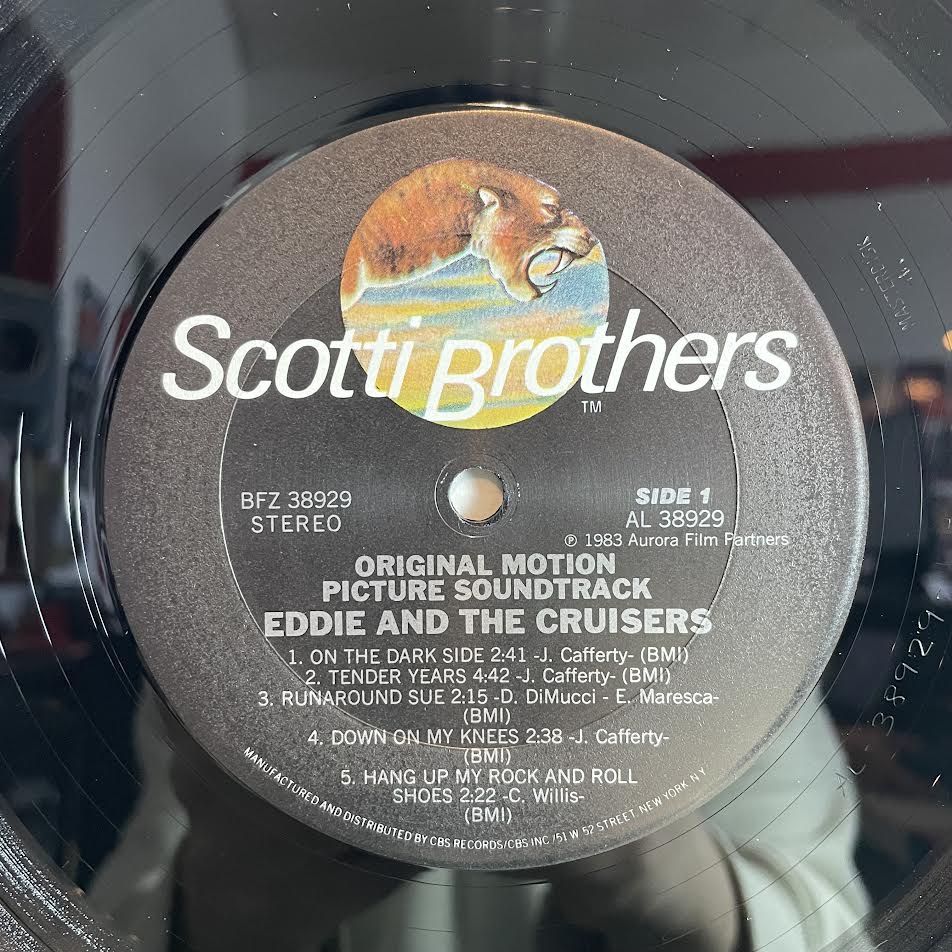 John Cafferty And The Beaver Brown Band - Eddie And The Cruisers (Original Motion Picture Soundtrack) (VINYL) | Near Mint (NM) Excellent (EX)-Music History