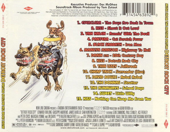 Various - Detroit Rock City (Music From The Motion Picture) (cd) | Near Mint (NM) Near Mint (NM)-Music History