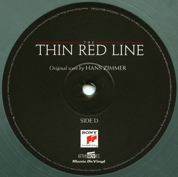 Hans Zimmer - The Thin Red Line (Original Motion Picture Soundtrack) (2xVINYL) | Near Mint (NM or M-) Near Mint (NM)-Music History