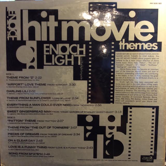 Enoch Light And The Light Brigade - Hit Movie Themes (VINYL) | Near Mint (NM or M-)-Music History