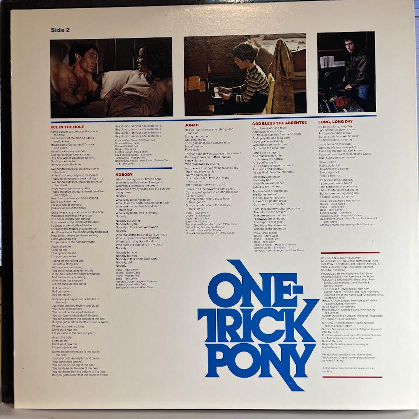Paul Simon - One-Trick Pony *SPECIALTY 1980* | Near Mint (NM) Near Mint (NM)-Music History