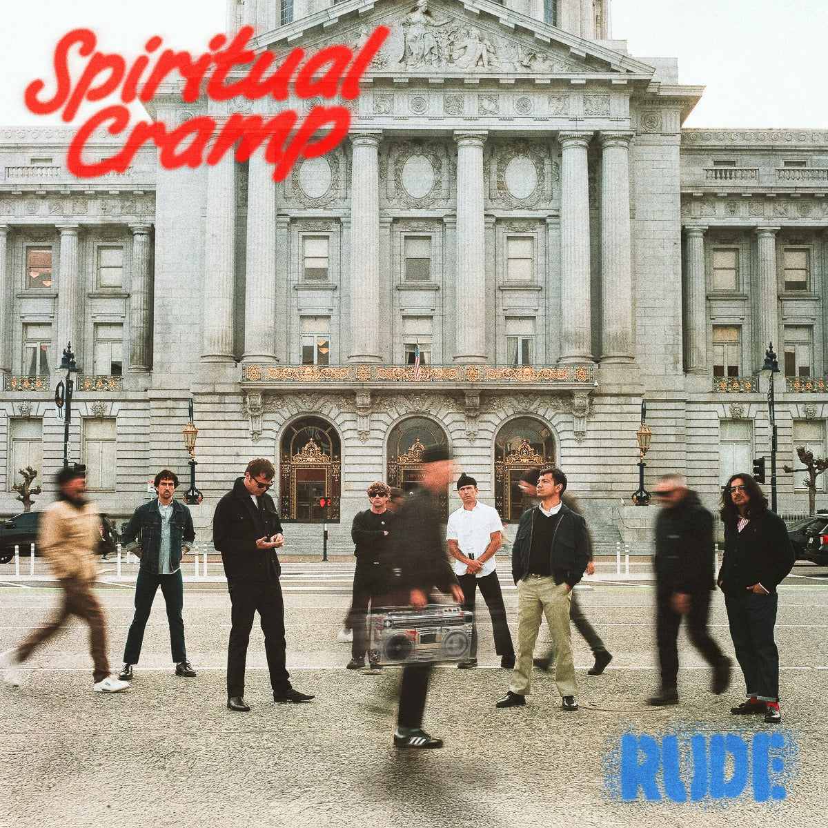 Spiritual Cramp - Rude (Indie Exclusive) (Blue/White/Red 3 Color Stripe Vinyl) |-Music History