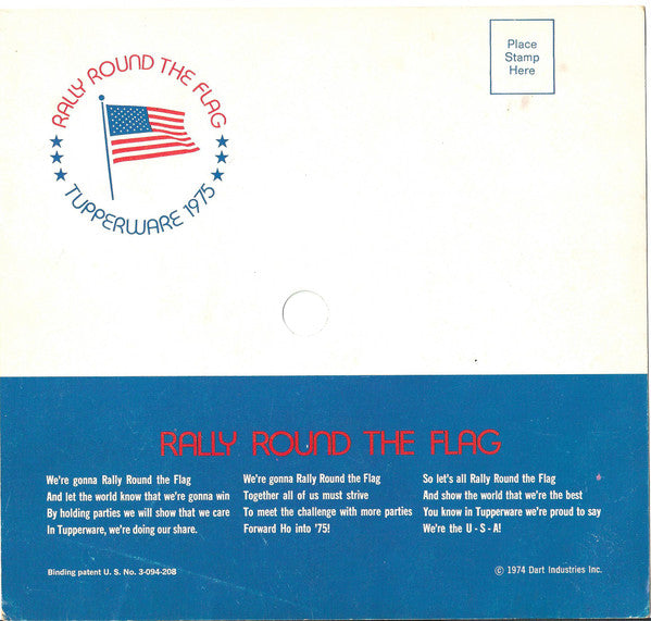 Unknown Artist - Rally Round The Flag - Tupperware 1975 | Near Mint (NM) Near Mint (NM)-Music History