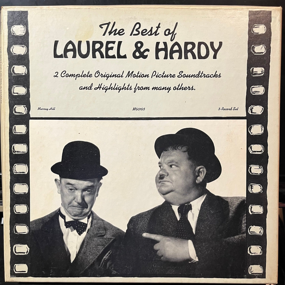 Laurel & Hardy - The Best Of Laurel & Hardy (VINYL 3xLP BOX MURRAY HILL M60165 1975) | USED Near Mint- (NM-) Excellent (EX)-Music History