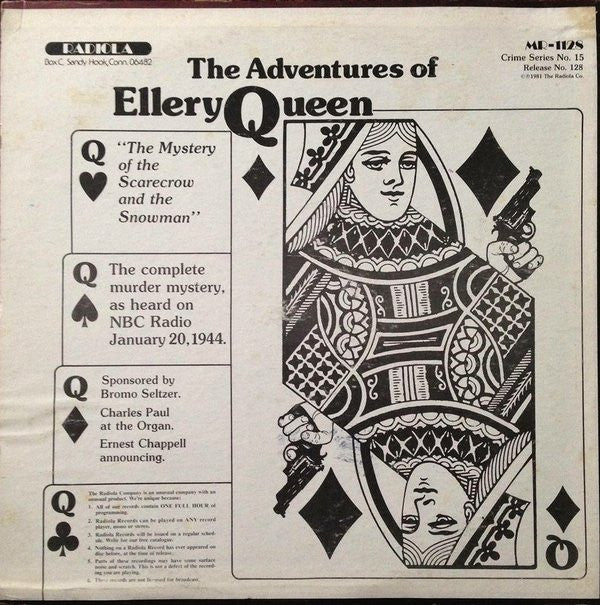 No Artist - The New Adventures Of Nero Wolfe / The Adventures Of Ellery Queen | Mint (M) Near Mint (NM)-Music History