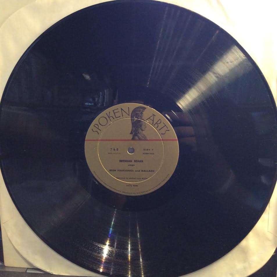 Brendan Behan - Irish Folksongs And Ballads (VINYL) | Near Mint- (NM-) Near Mint (NM)-Music History