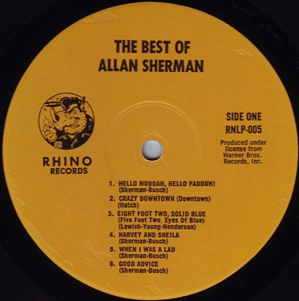 Allan Sherman - The Best Of Allan Sherman (VINYL) | Near Mint (NM) Near Mint (NM)-Music History