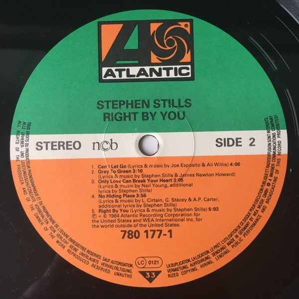 Stephen Stills - Right By You | Near Mint (NM) Near Mint (NM)-Music History