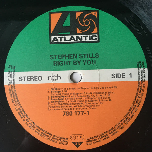Stephen Stills - Right By You | Near Mint (NM) Near Mint (NM)-Music History