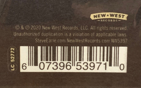 Steve Earle & The Dukes - Ghosts Of West Virginia | Mint (M) Mint (M)-Music History