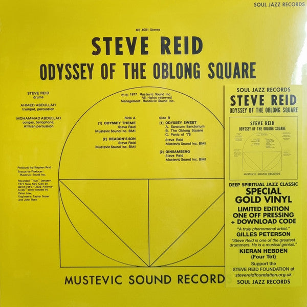 Steve Reid (2) - Odyssey Of The Oblong Square | Mint (M) Mint (M)-Music History