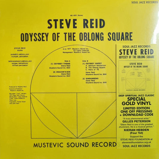Steve Reid (2) - Odyssey Of The Oblong Square | Mint (M) Mint (M)-Music History