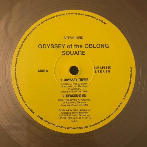 Steve Reid (2) - Odyssey Of The Oblong Square | Mint (M) Mint (M)-Music History