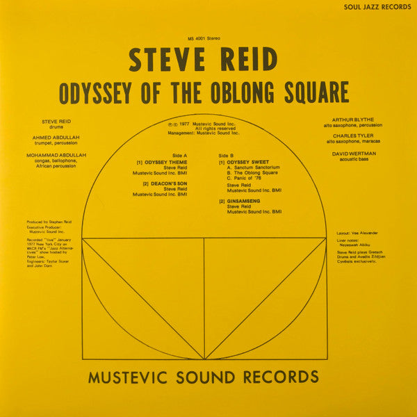 Steve Reid (2) - Odyssey Of The Oblong Square | Mint (M) Mint (M)-Music History