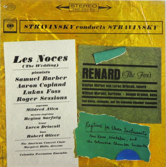 Stravinsky - Stravinsky Conducts Stravinsky (Les Noces / Renard / Ragtime For Eleven Instruments) |-Music History
