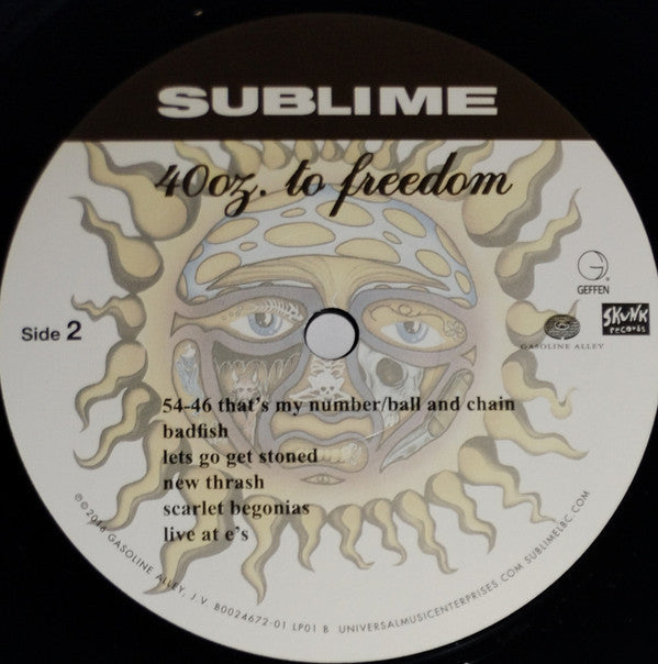 Sublime (2) - 40oz. To Freedom (2xVINYL) | Mint (M) Mint (M)-Music History