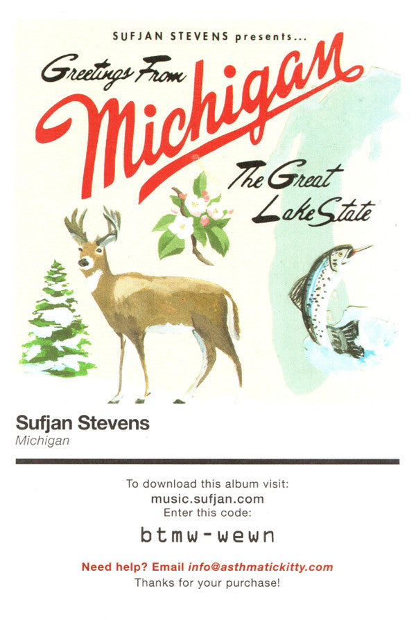 Sufjan Stevens - Greetings From Michigan: The Great Lake State | Mint (M) Mint (M)-Music History