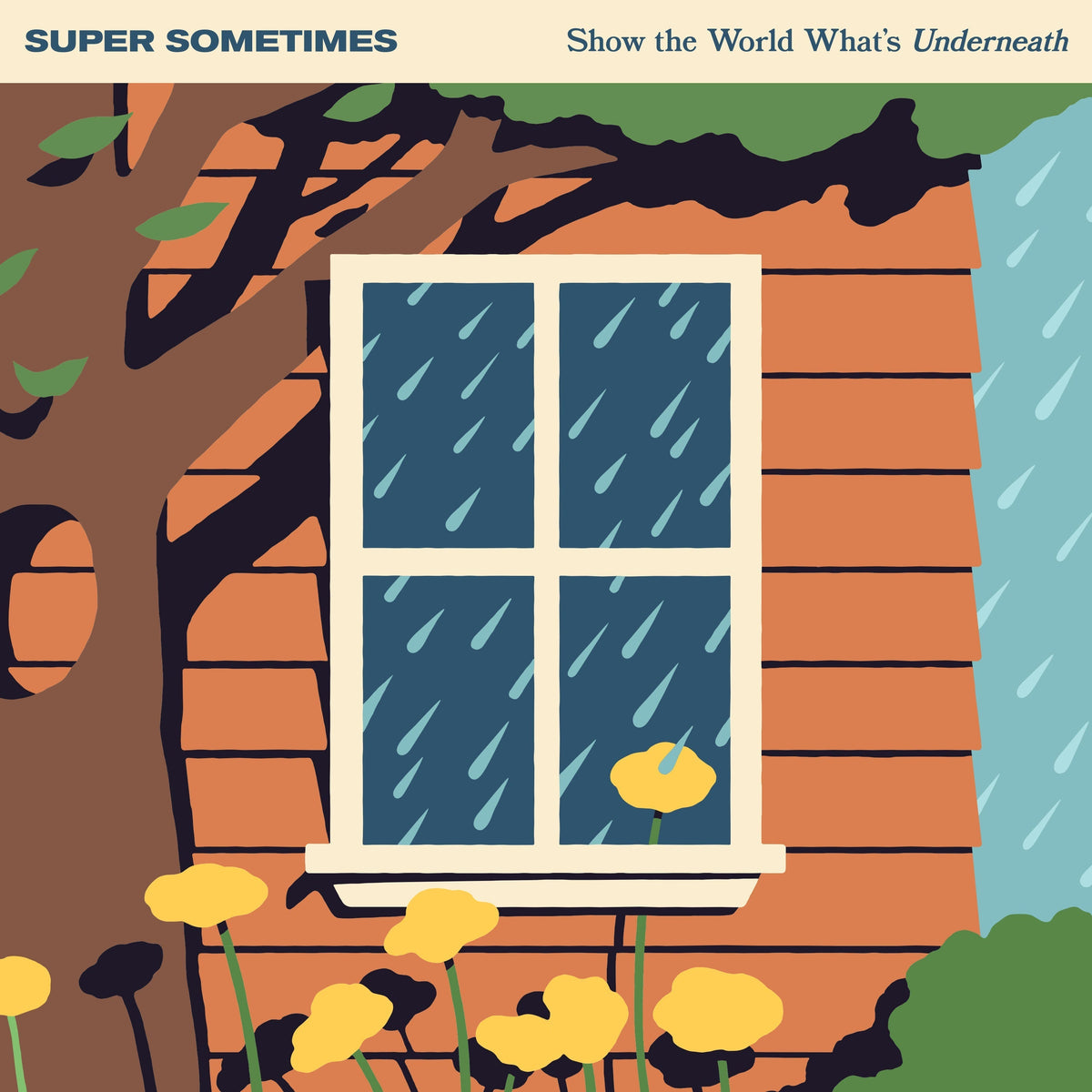 Super Sometimes - Show The World What’S Underneath (IEX CLEAR WHITE/ORANGE SPLATTER VINYL) | Mint (M) Mint (M)-Music History