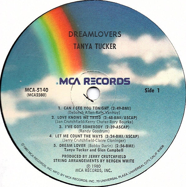 Tanya Tucker - Dreamlovers | Near Mint (NM) Near Mint (NM)-Music History