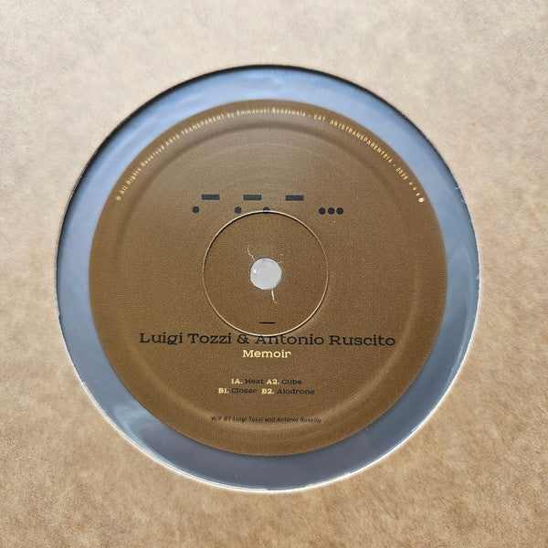 Luigi Tozzi - Memoir (COLOR VINYL) |--Music History