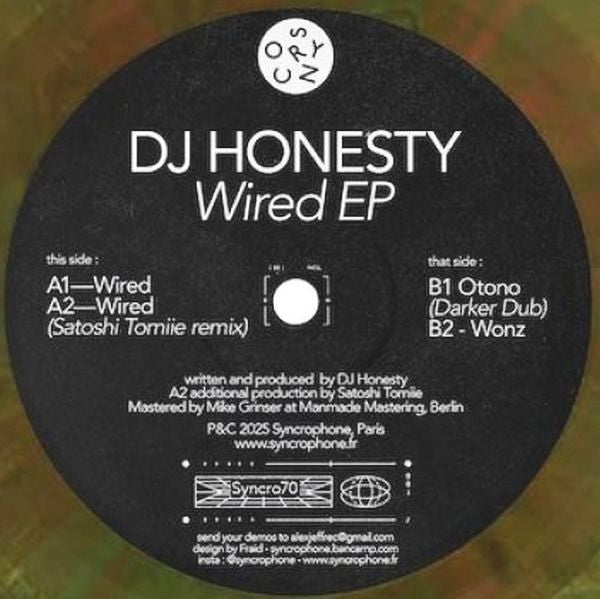Honesty - Wired EP (COLOR VINYL) |--Music History