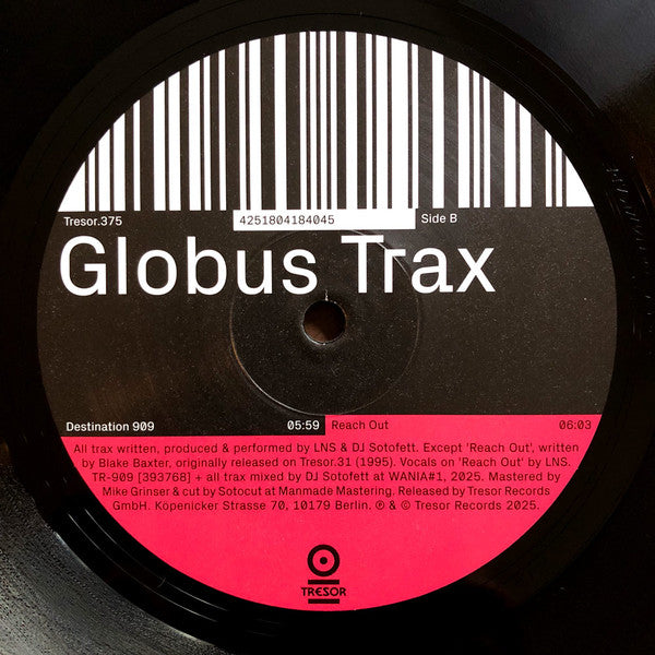 LNS & Dj Sotofett - Globus Trax (VINYL) | Mint (M) Mint (M)--Music History