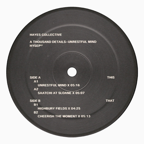 Unrestful Mind (VINYL) | Mint (M) Generic--Music History