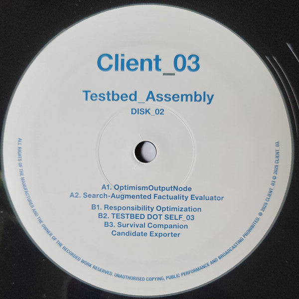 Testbed_Assembly (BOX SET VINYL) | Mint (M) Mint (M)--Music History
