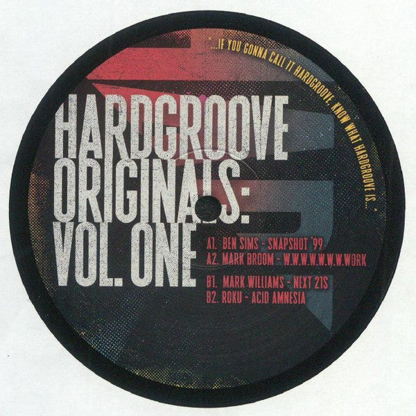Hardgroove Originals Vol. One (VINYL) | Mint (M) Generic--Music History