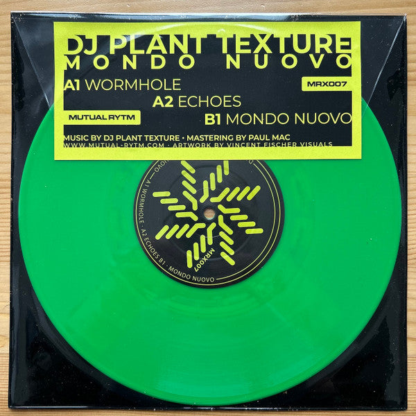 Dj Plant Texture - Mondo Nuovo (GREEN VINYL 12") | Mint (M) Mint (M)--Music History