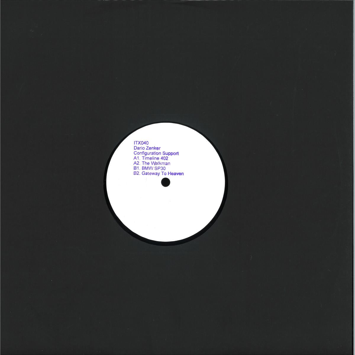 Dario Zenker - Configuration Support (VINYL 12") | Mint (M) Mint (M)--Music History