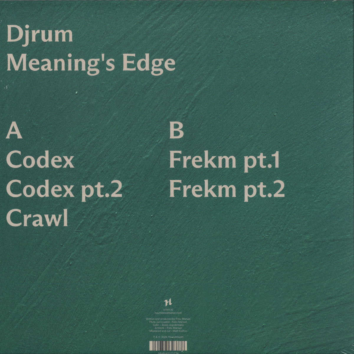 Djrum - (PRESALE 6/19/26) Meaning’s Edge (VINYL) | Mint (M) Mint (M)--Music History