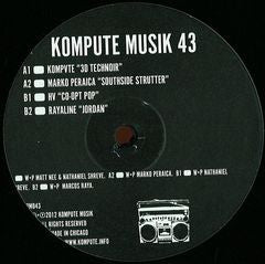 Various - Kompute Musik 43 (VINYL) | Mint (M) Generic--Music History