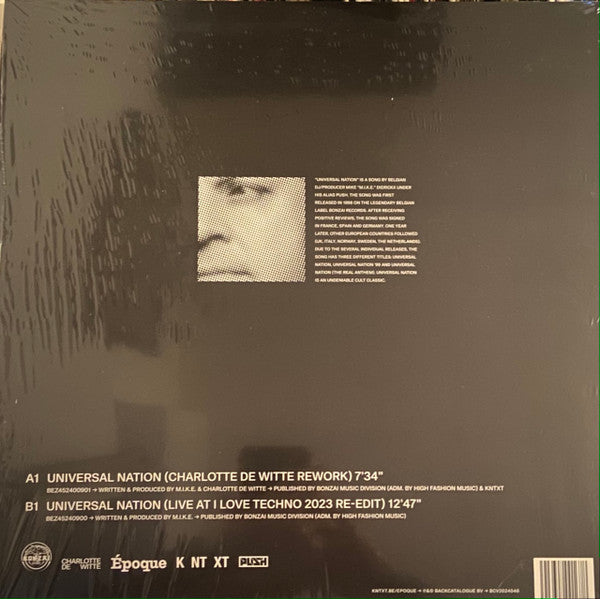 Universal Nation (Charlotte de Witte Rework + Live at I Love Techno 2023 Re-Edit) | Mint (M) Mint (M)--Music History