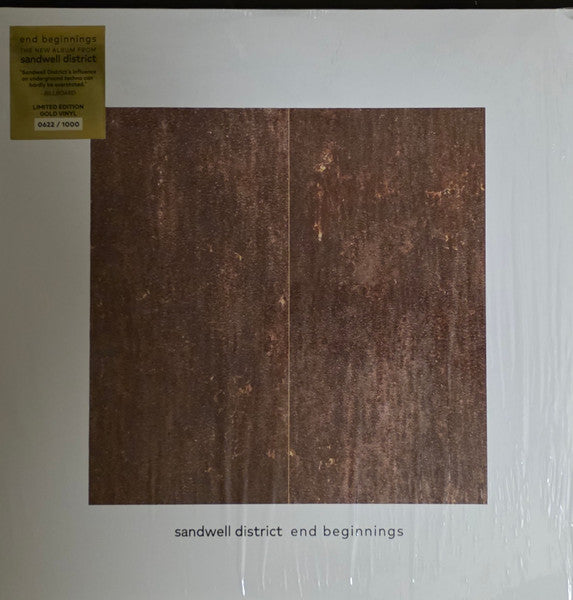Sandwell District - End Beginnings (GOLD 2xVINYL) |--Music History