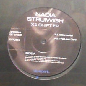 Nadia Struiwigh - X1 Shift EP (VINYL) | Mint (M) Mint (M)--Music History