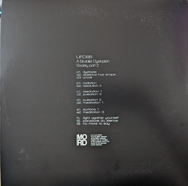 UFO95 - A Brutalist Dystopian Society - Part 2 (2xVINYL) |--Music History