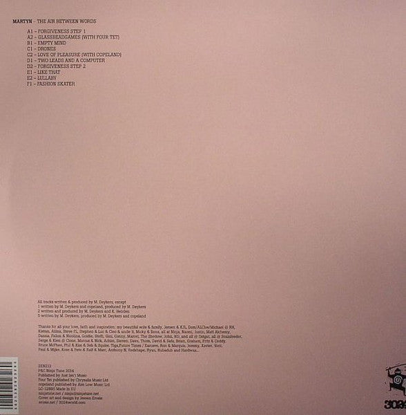 Martyn - The Air Between Words (3xVINYL) *DISCOUNT COPY* | Mint (M) Mint (M)--Music History