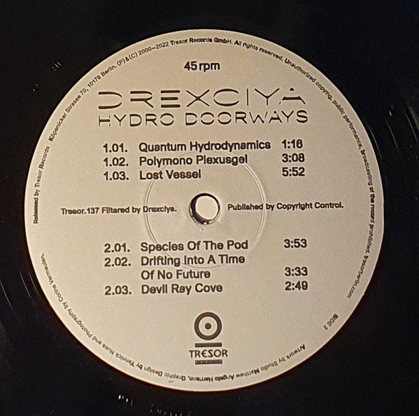 Hydro Doorways (VINYL) |--Music History