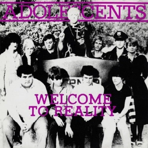 The Adolescents - Welcome to Reality (Coke Bottl Clear 10" VINYL EP Frontier FRT 110) | NEW-Music History