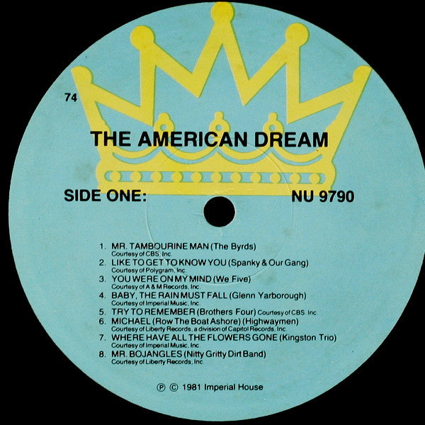 Various - The American Dream - Great Folk Songs And Ballads | Near Mint (NM) Very Good Plus (VG+)-Music History