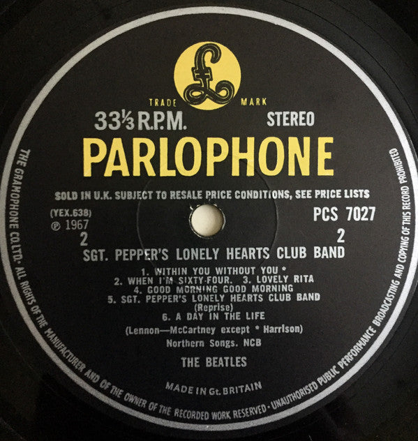 The Beatles - Sgt. Pepper's Lonely Hearts Club Band | Very Good (VG) Near Mint (NM)-Music History